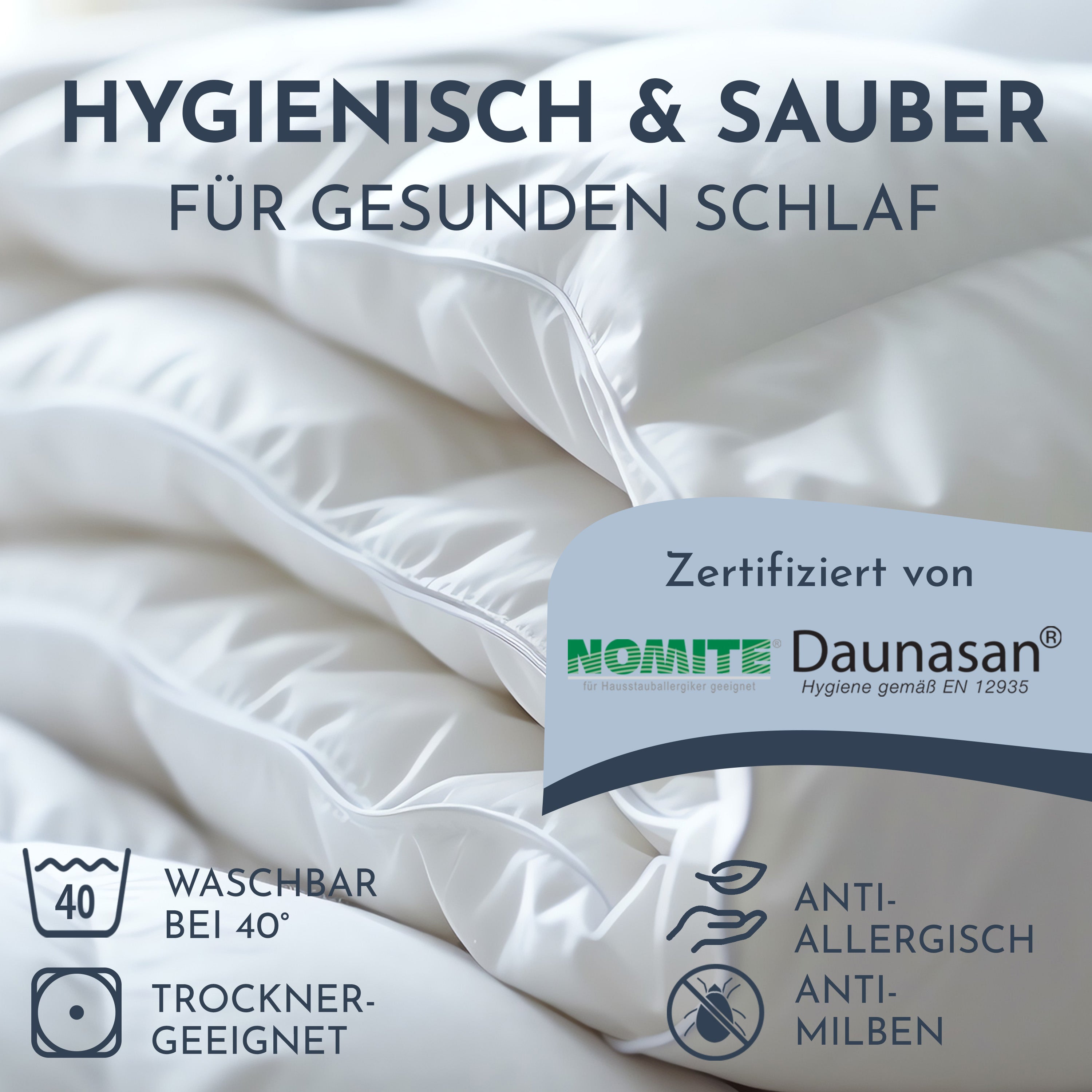 Daunen Bettdecke Hergestellt in Deutschland