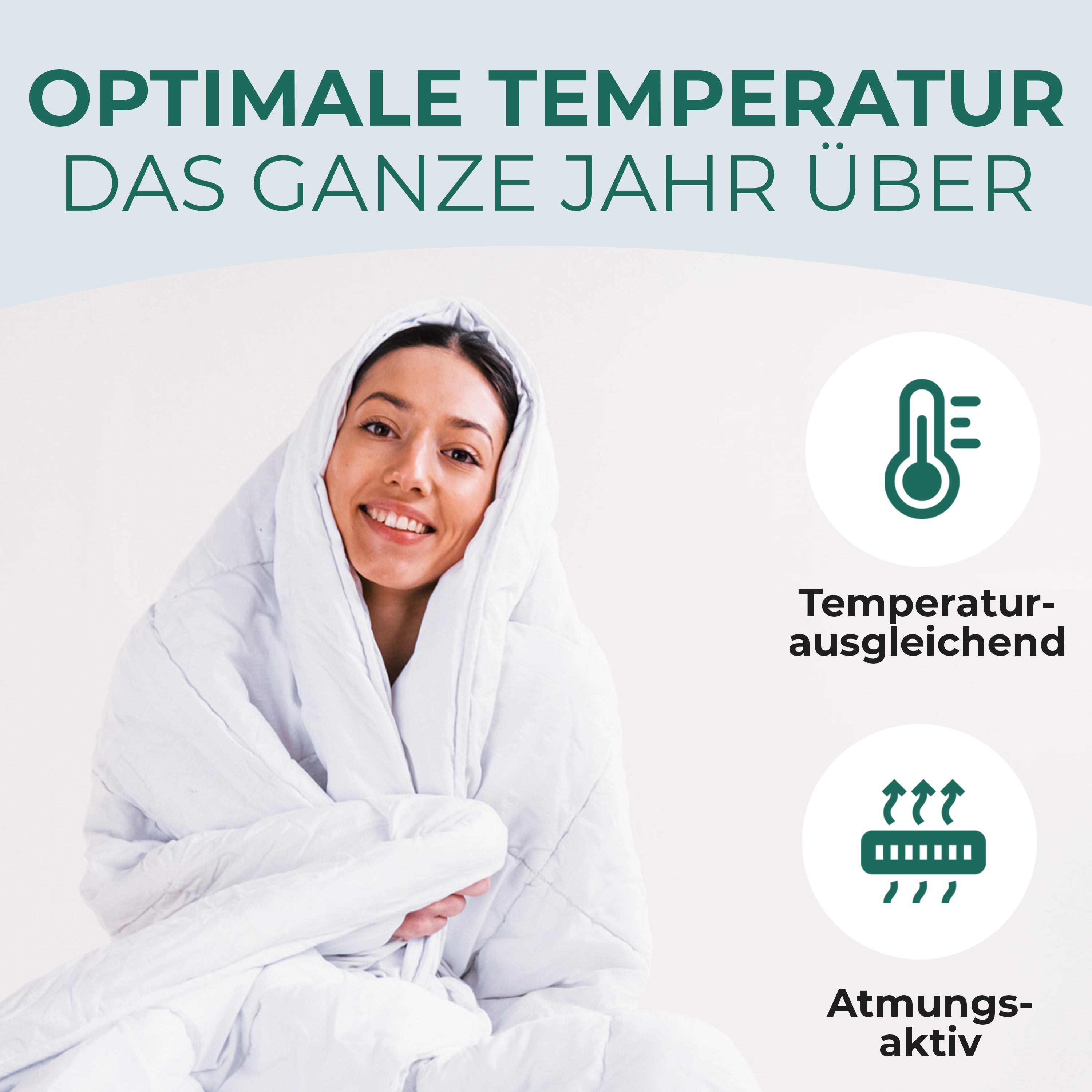 Mikrofaser Bettdecke - Ganzjahresdecke