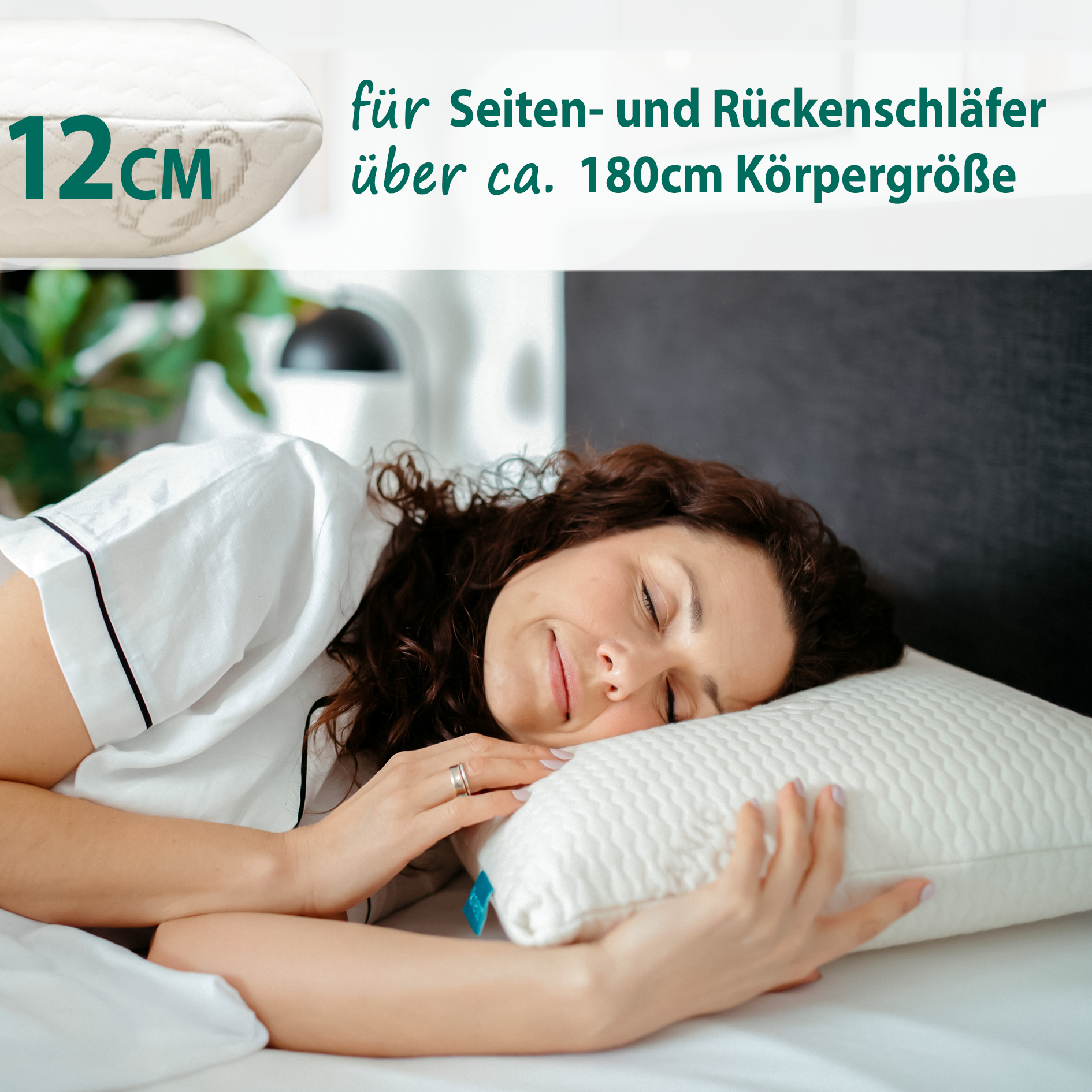 Memory Foam Kopfkissen - für alle Schlafpositionen