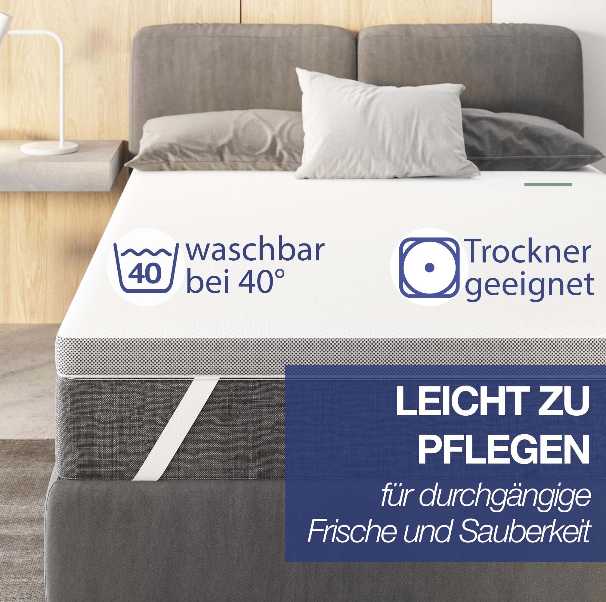 7 Zonen Matratzentopper DUO
