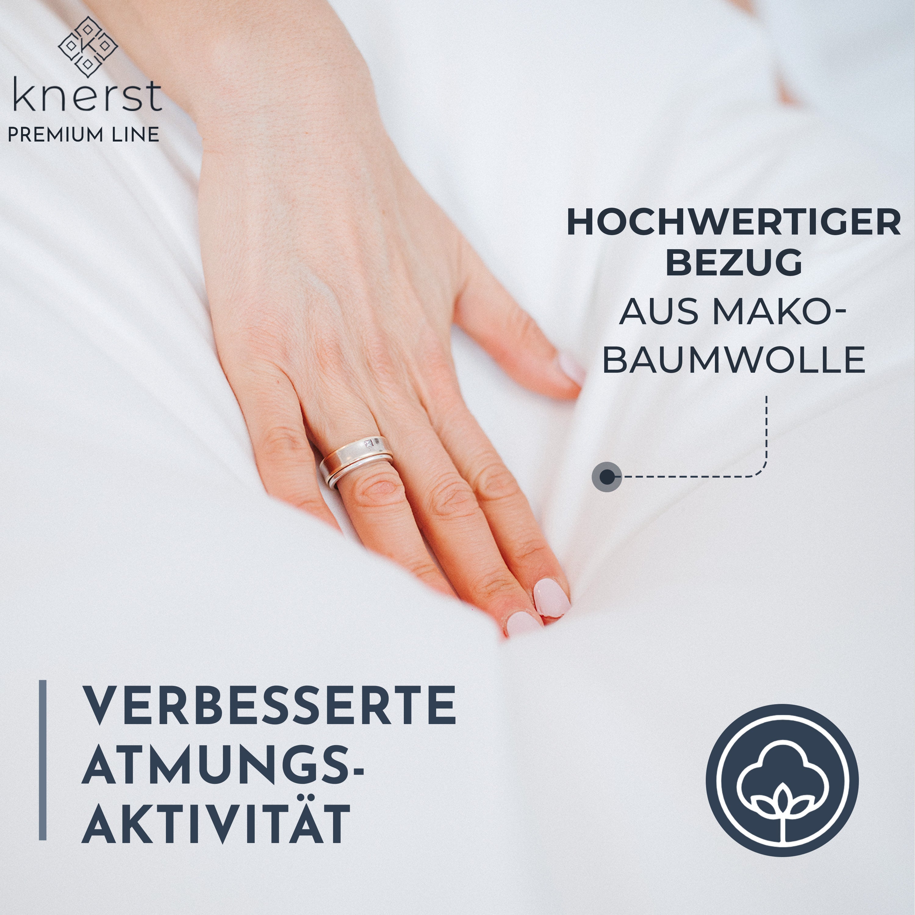 Premium Kopfkissen Hergestellt in Deutschland