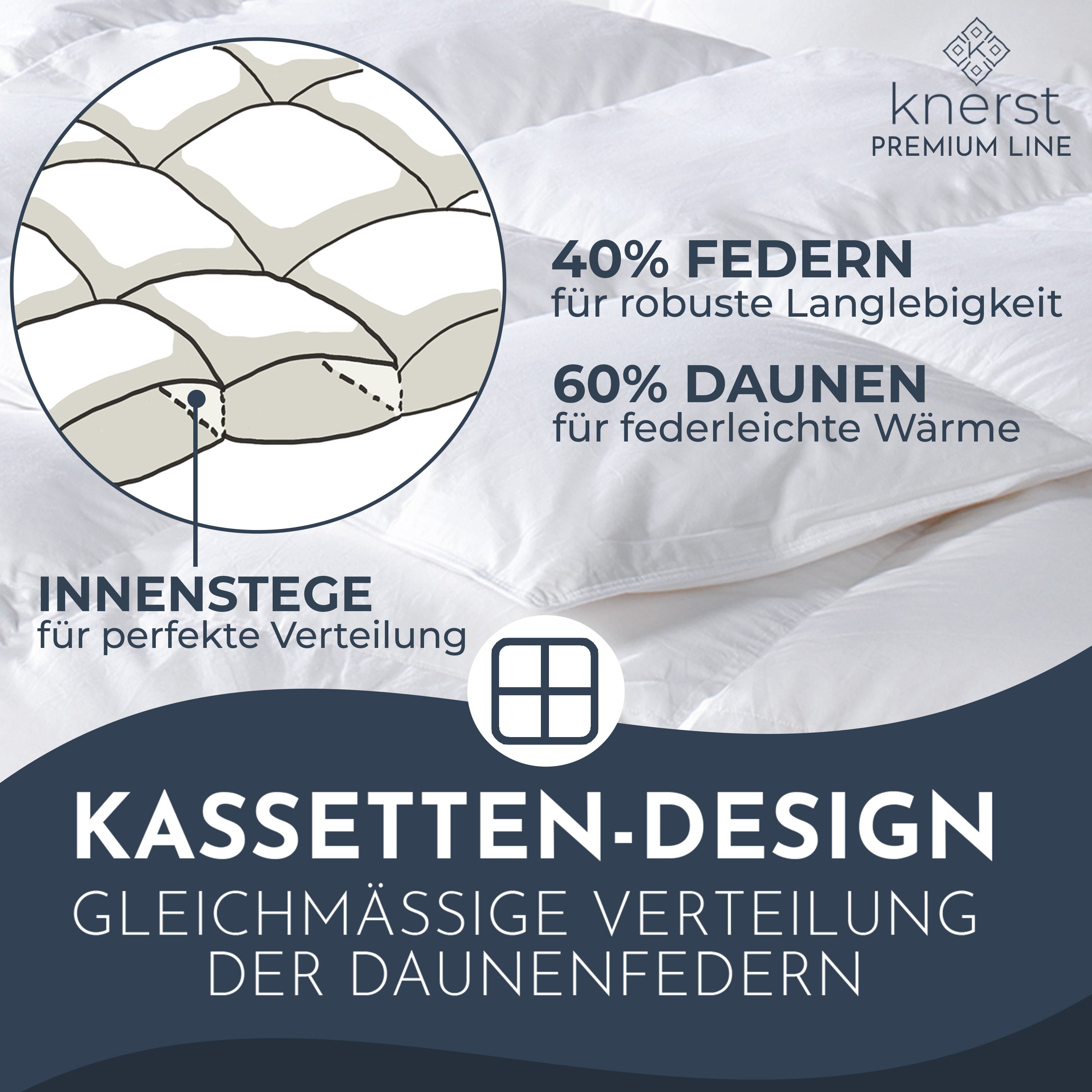 Daunen Bettdecke Hergestellt in Deutschland