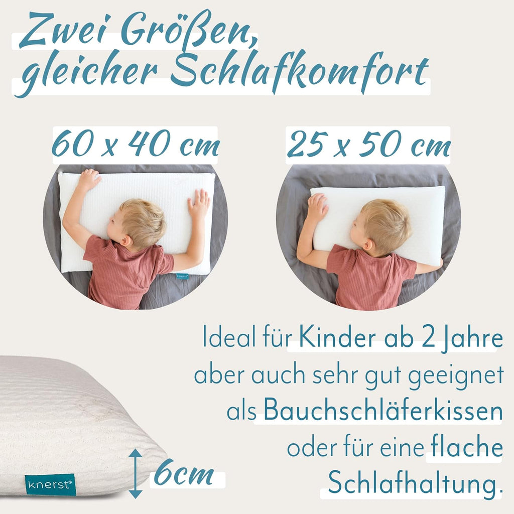 Ergonomisches Kinderkopfkissen - Gesund uns Nachhaltig