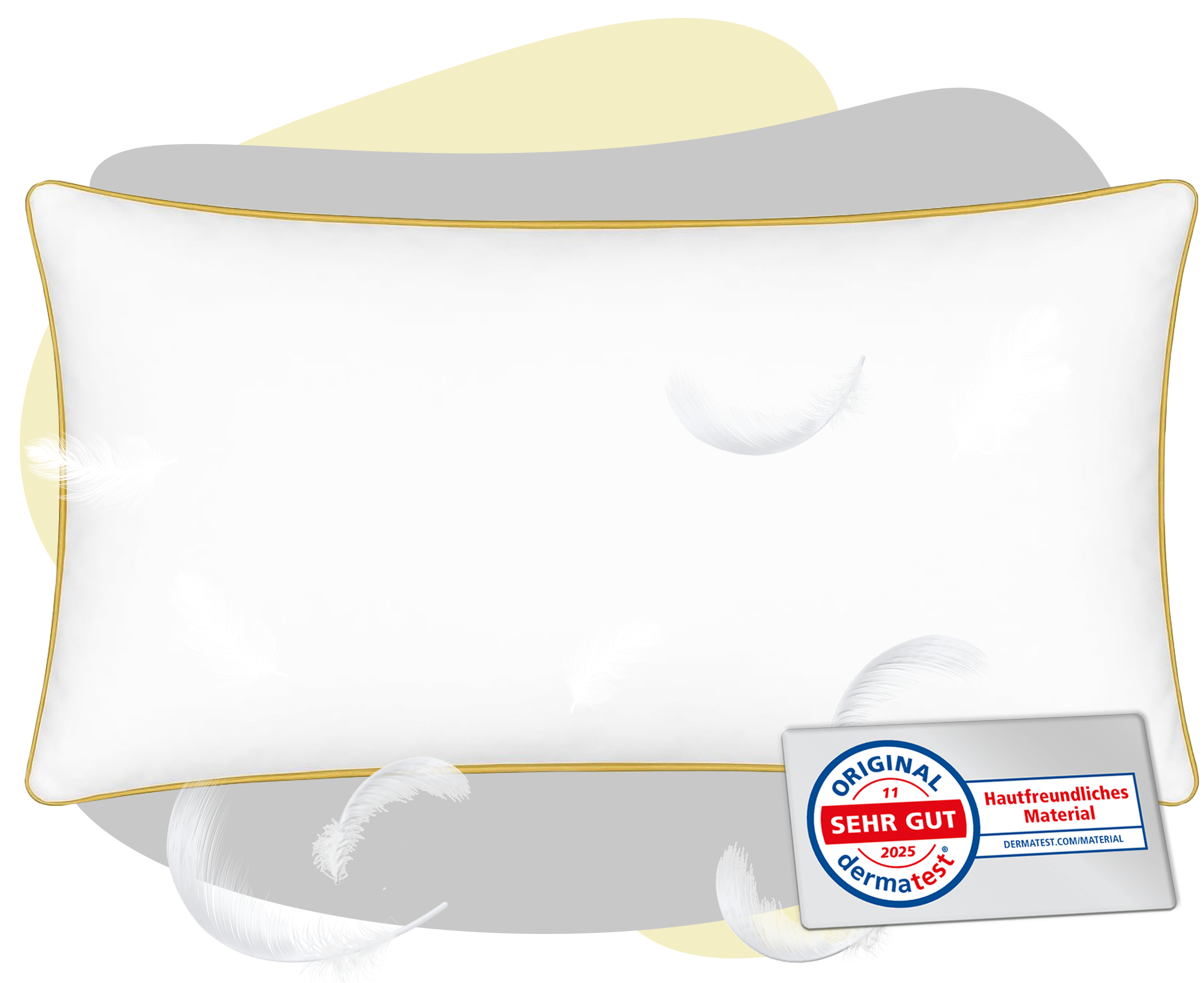 Evan Browns® Federkopfkissen - 100% Federfüllung