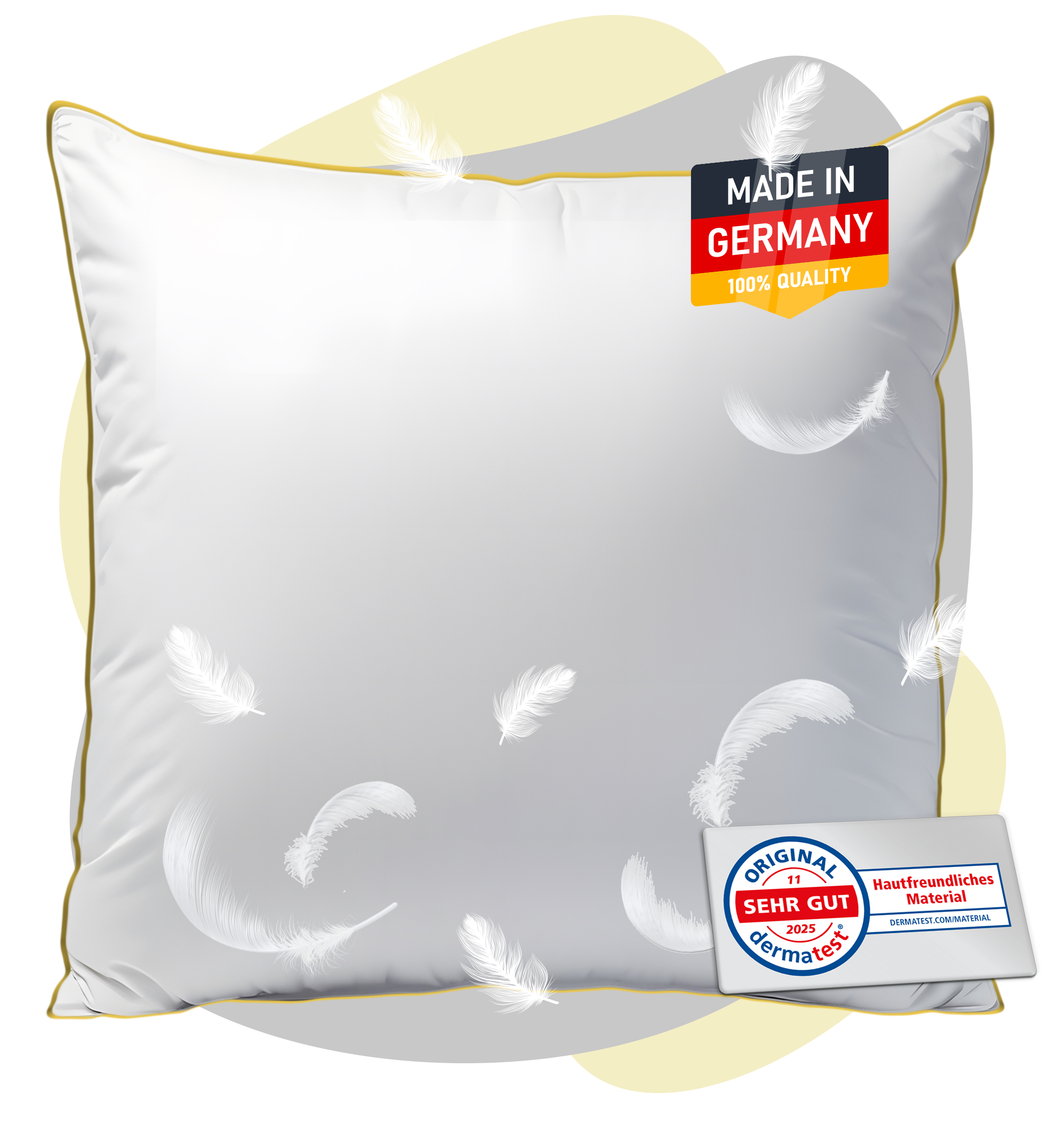 Evan Browns® Federkopfkissen - 100% Federfüllung