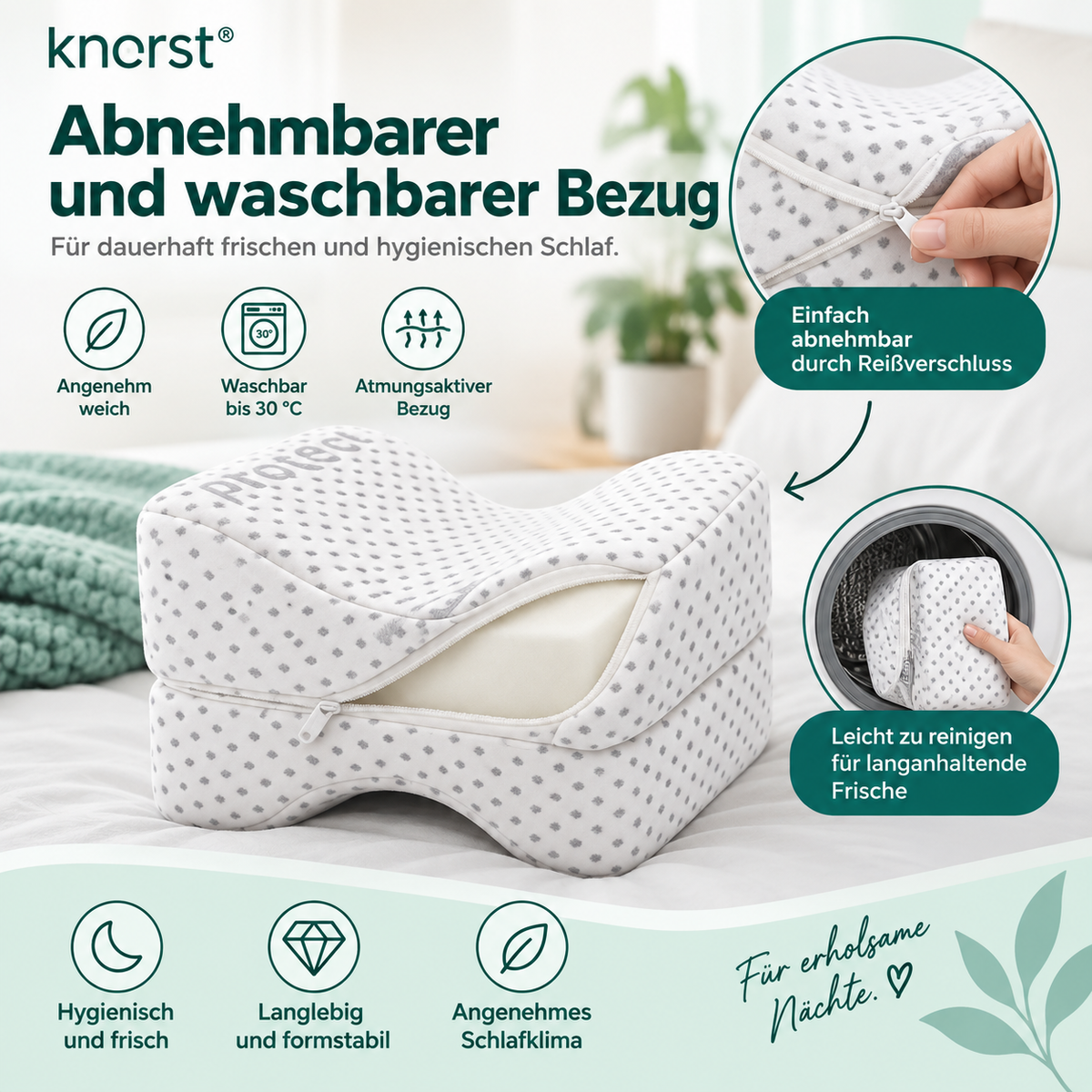 KNERST® Kniekissen aus Memory Foam