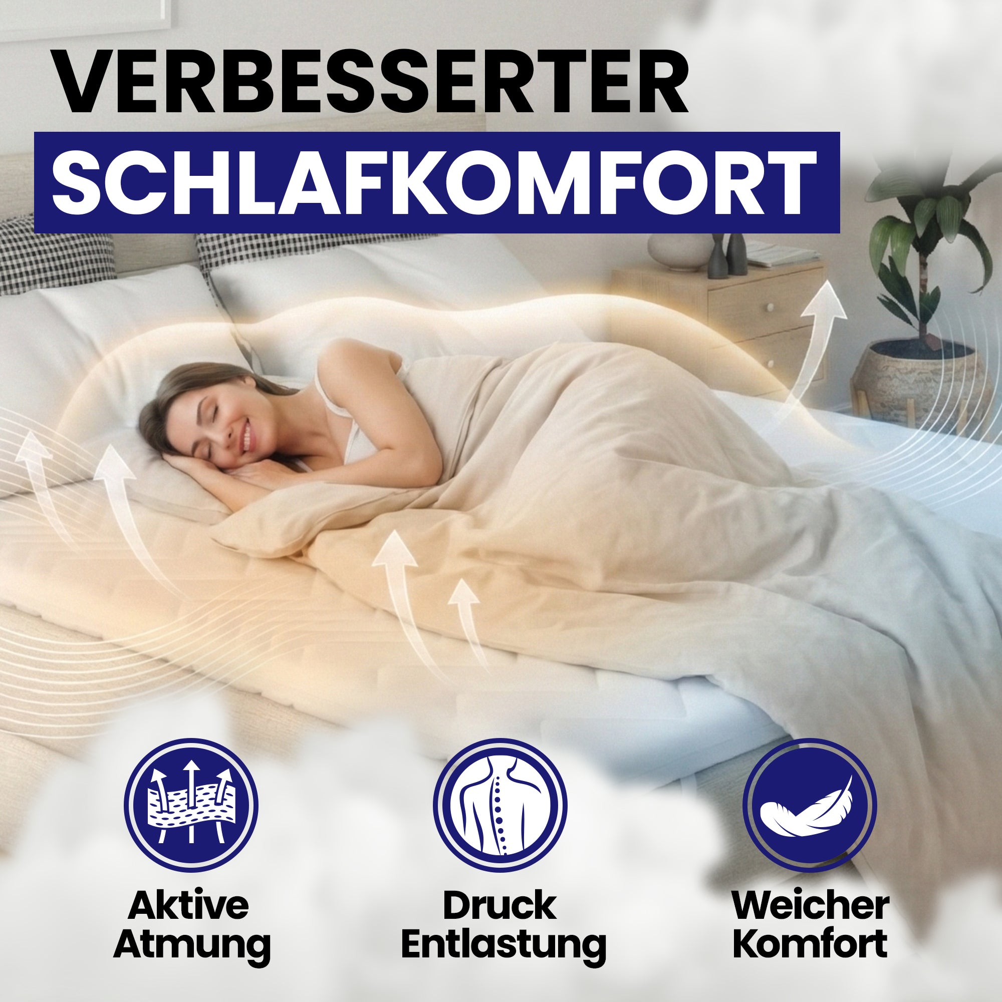 Evan Browns® Komfort Matratzentopper