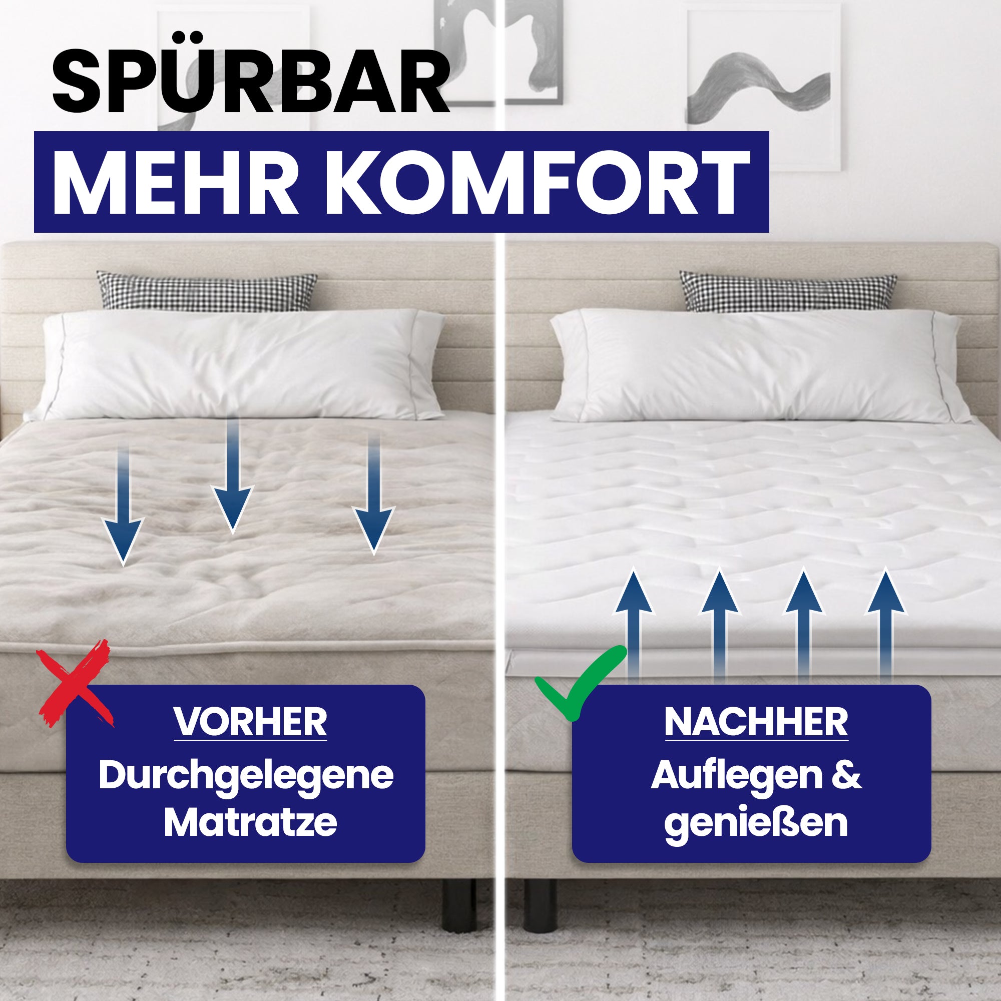 Evan Browns® Komfort Matratzentopper