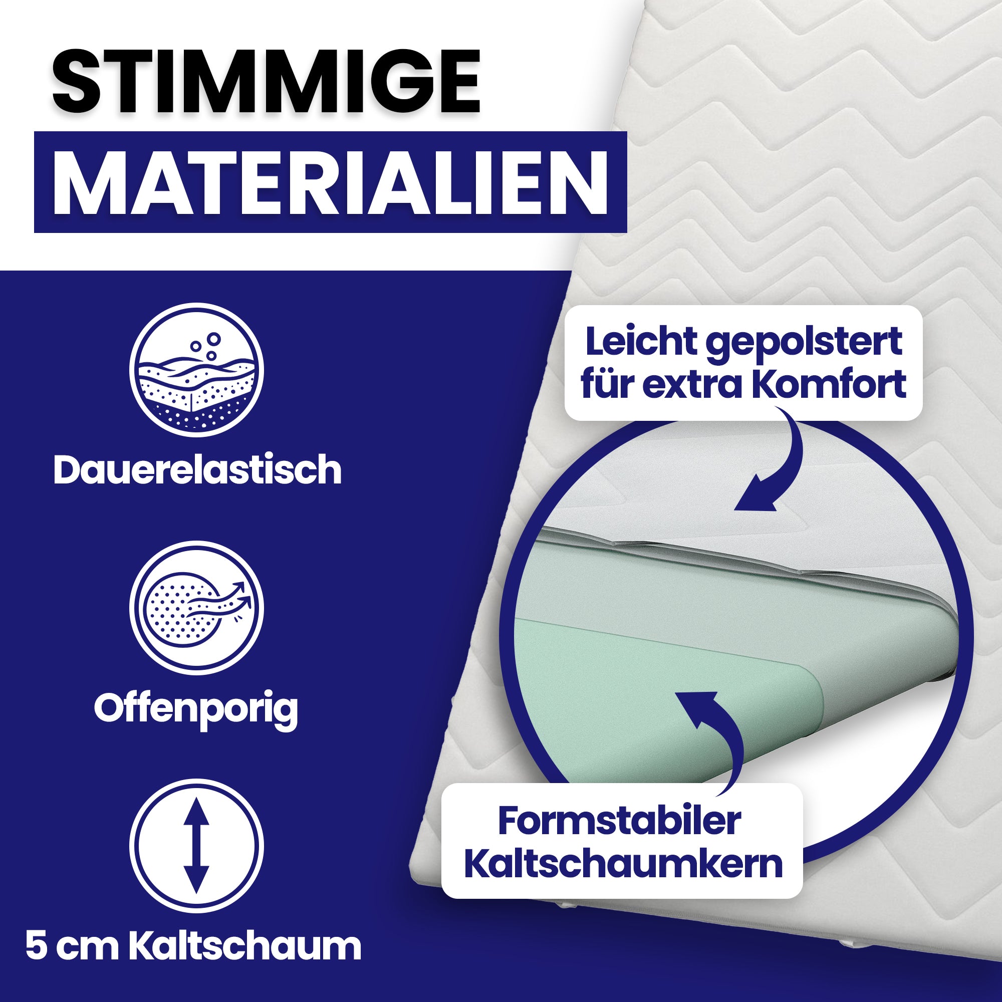 Evan Browns® Komfort Matratzentopper
