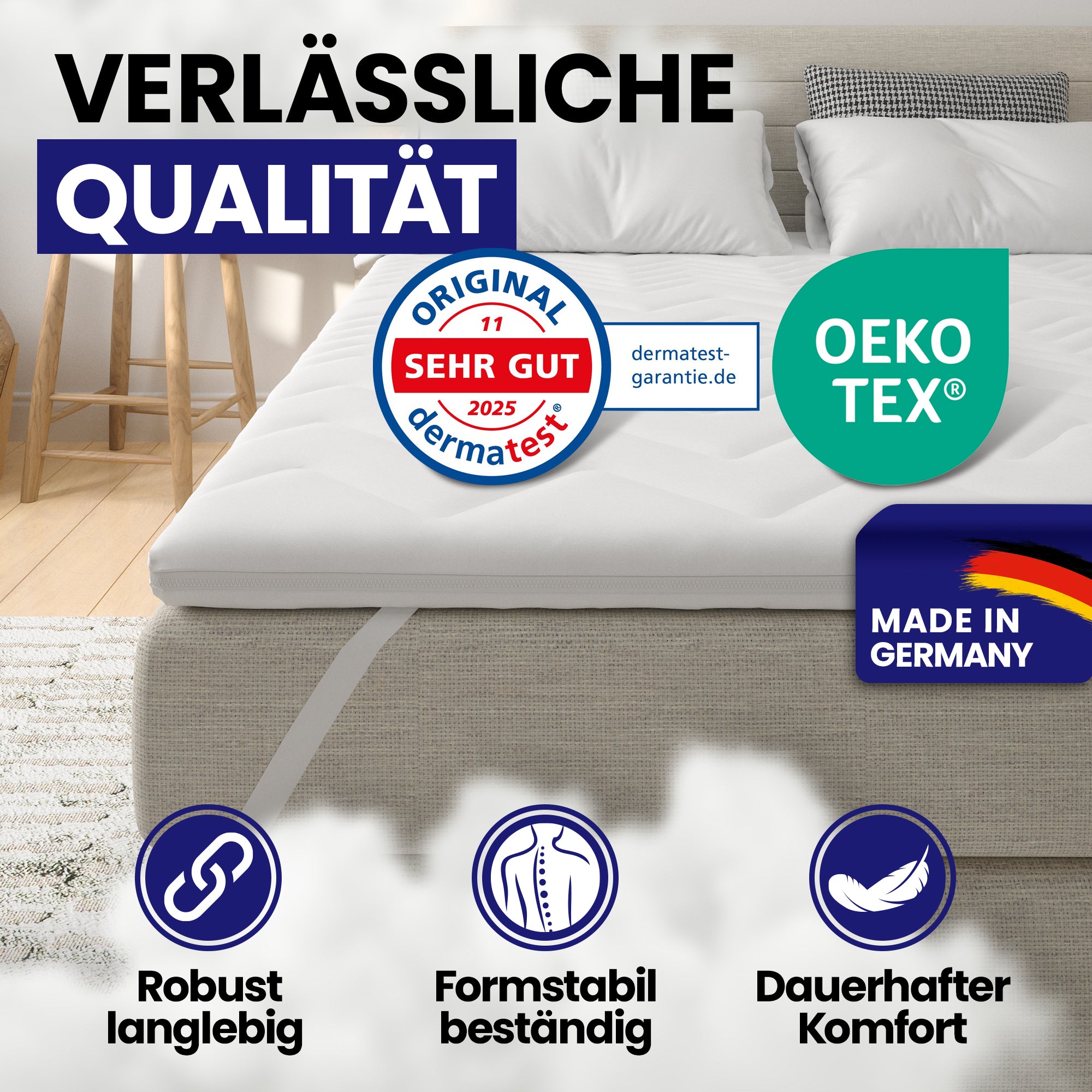 Evan Browns® Komfort Matratzentopper