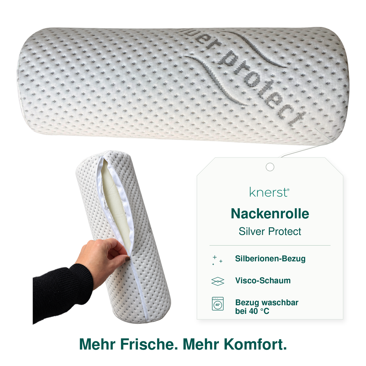 KNERST® Nackenrolle - vielseitiges Stützkissen